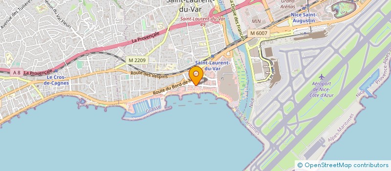 localisation de l'entreprise SCI DES COFFRES à SAINT-LAURENT-DU-VAR