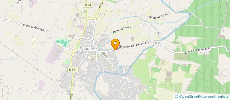 localisation de l'entreprise SCI DES COGNETS  EYRAGUES