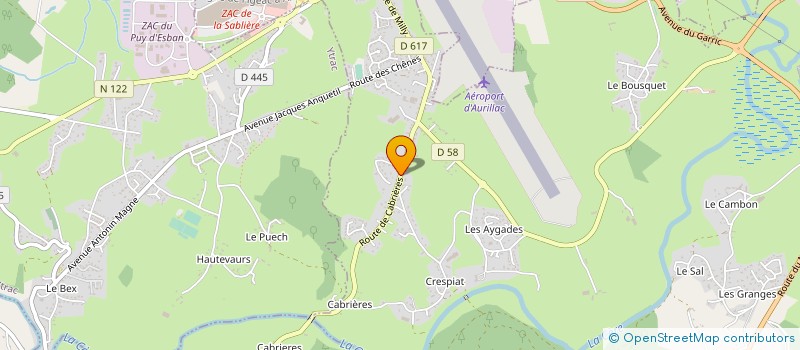 localisation de l'entreprise SCI DES COLLINES à ARPAJON-SUR-CERE