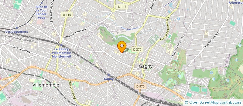 localisation de l'entreprise SCI DES COLLINES à GAGNY