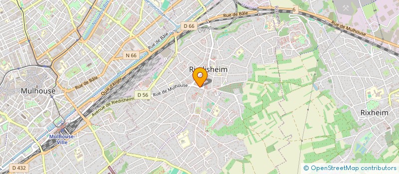 localisation de l'entreprise SCI DES COLLINES  RIEDISHEIM