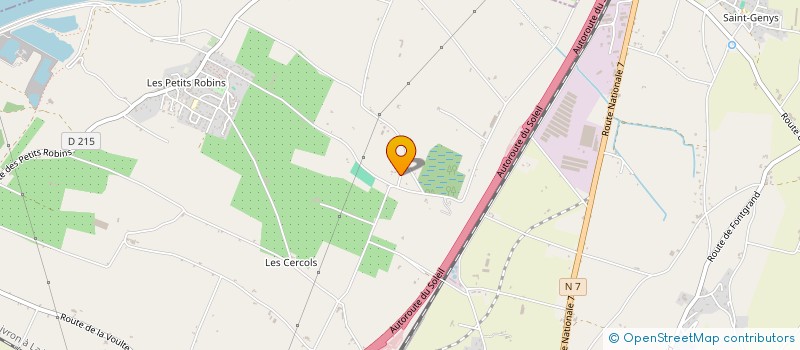 localisation de l'entreprise SCI DES COLLINES  LIVRON-SUR-DROME