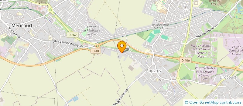 localisation de l'entreprise SCI DES COLLINES DE L'ARTOIS  ROUVROY