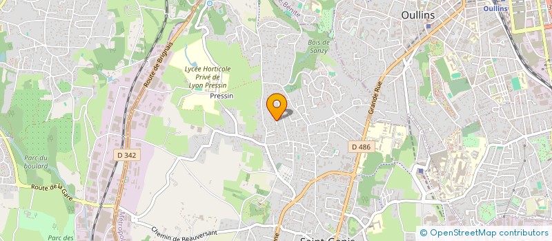 localisation de l'entreprise SCI DES COLLONGES  SAINT-GENIS-LAVAL