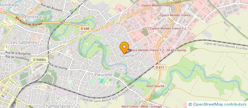 localisation de l'entreprise SCI DES COLOMBES à NIORT