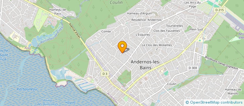 localisation de l'entreprise SCI DES COLOMBES  ANDERNOS-LES-BAINS