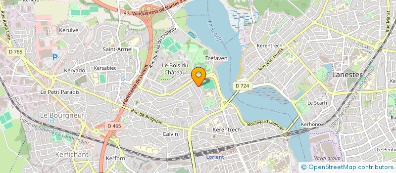 localisation de l'entreprise SCI DES COLONIES  LORIENT