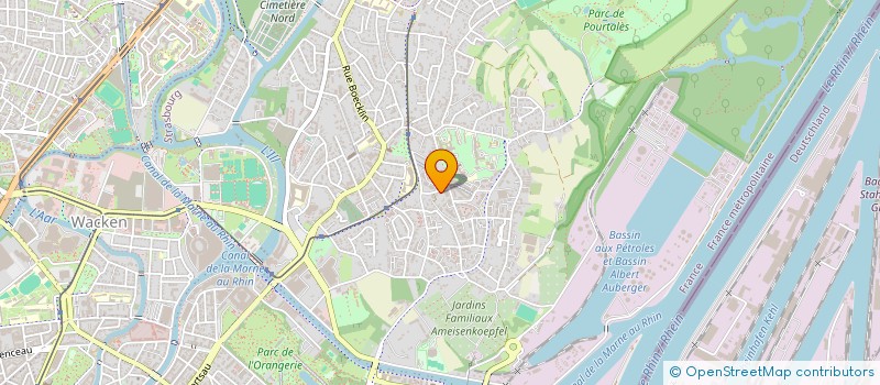 localisation de l'entreprise SCI DES COLONNES  STRASBOURG