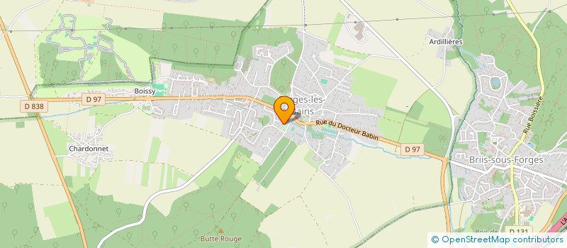 localisation de l'entreprise SCI DES COLVERTS  FORGES-LES-BAINS