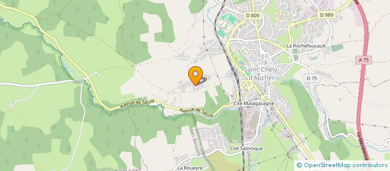 localisation de l'entreprise SCI DES COLVERTS  SAINT-CHELY-D'APCHER