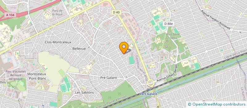 localisation de l'entreprise SCI DES COMBATTANTS à VILLEPINTE
