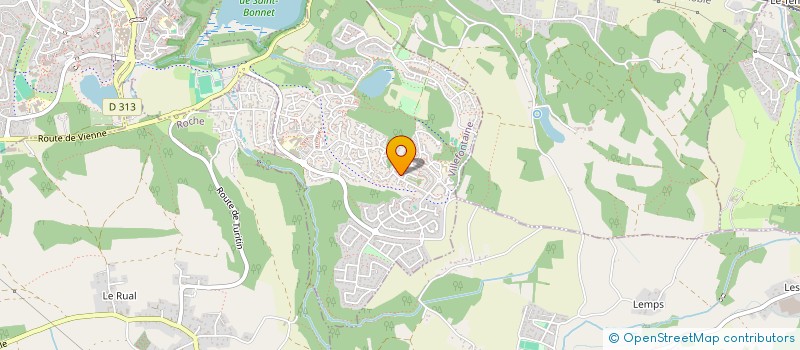 localisation de l'entreprise SCI DES COMBES  VILLEFONTAINE