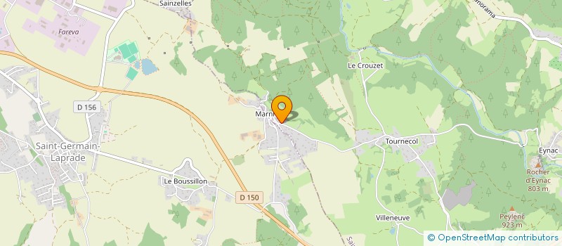 localisation de l'entreprise SCI DES COMBES  SAINT-PIERRE-EYNAC