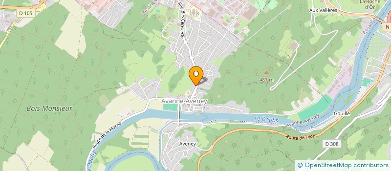 localisation de l'entreprise SCI DES COMBOTS  PUGEY