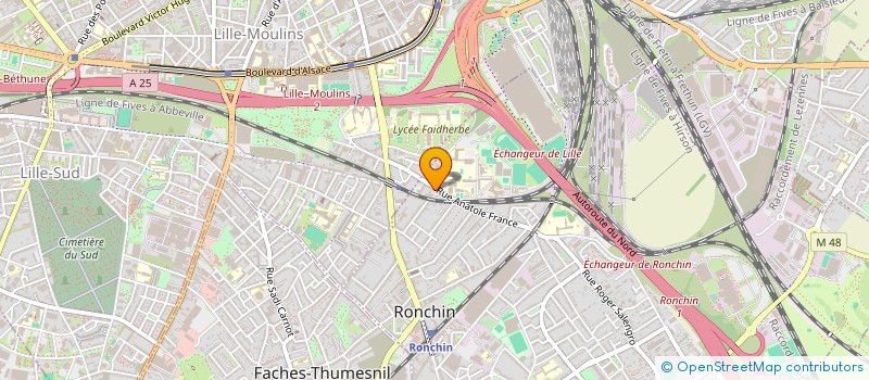 localisation de l'entreprise SCI DES COMPAGNONS à CAMPHIN-EN-PEVELE