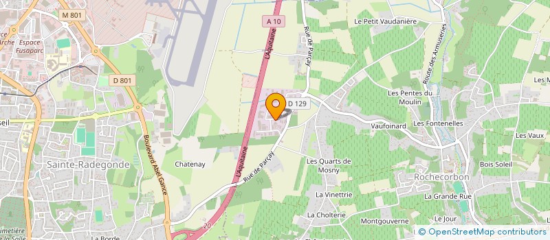 localisation de l'entreprise SCI DES COMPAGNONS à ROCHECORBON
