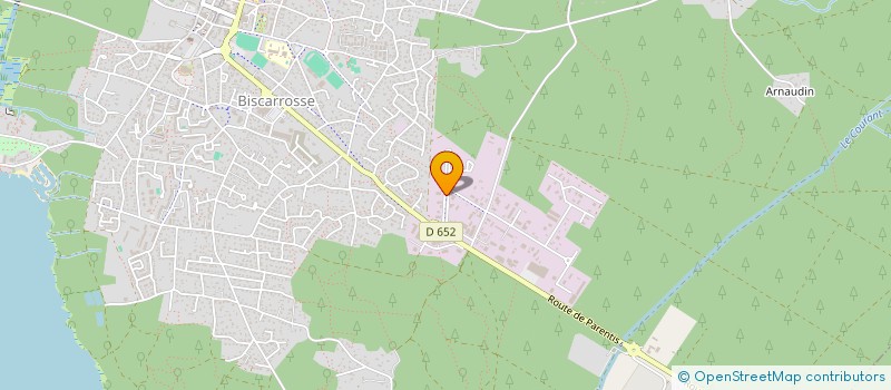 localisation de l'entreprise SCI DES COMPAGNONS  BISCARROSSE