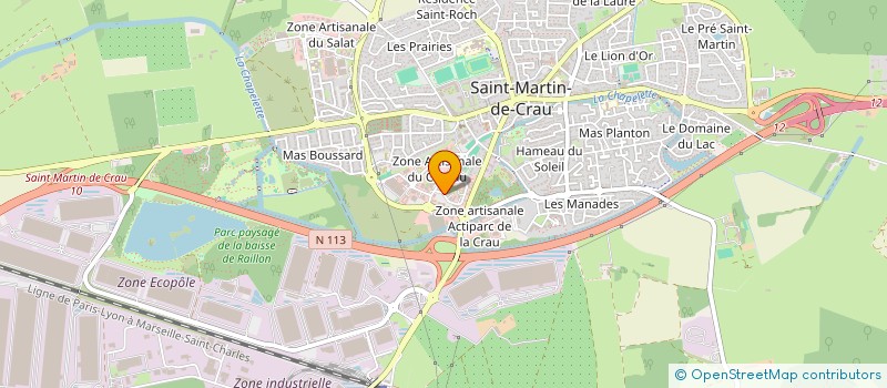 localisation de l'entreprise SCI DES COMPAGNONS à SAINT-MARTIN-DE-CRAU