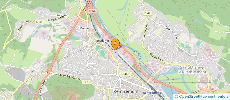 localisation de l'entreprise SCI DES COMPAGNONS DE CHOISY  REMIREMONT