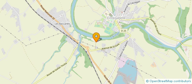 localisation de l'entreprise SCI DES COMTES à CINTEGABELLE