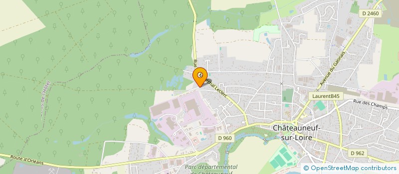 localisation de l'entreprise SCI DES COMTESSES à CHATEAUNEUF S LOIRE