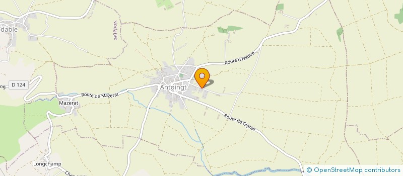 localisation de l'entreprise SCI DES CONDAMINES  ANTOINGT