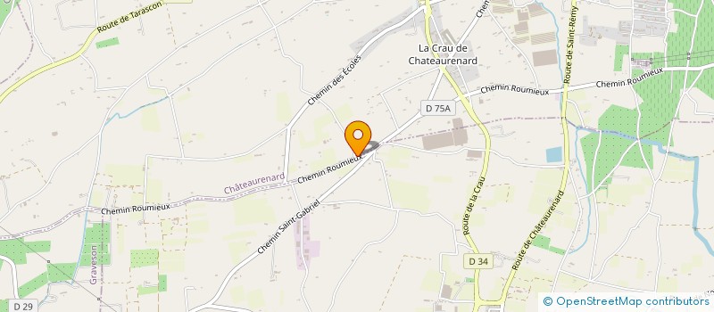 localisation de l'entreprise SCI DES CONFIGNES BP à CHATEAURENARD