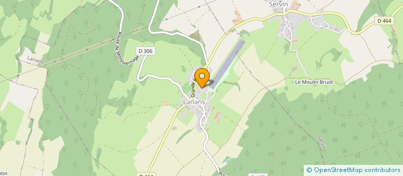 localisation de l'entreprise SCI DES CONFINS DU VALAIS  LANANS