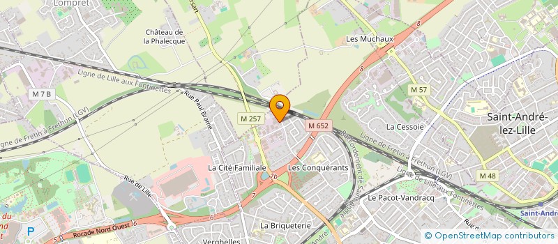 localisation de l'entreprise SCI DES CONQUERANTS à LAMBERSART