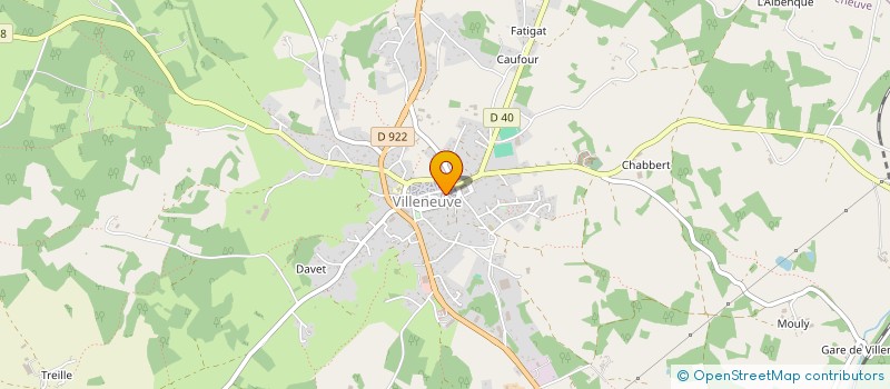 localisation de l'entreprise SCI DES CONQUES à VILLENEUVE