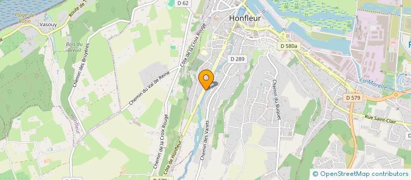 localisation de l'entreprise SCI DES CONSORTS LELOUP à HONFLEUR