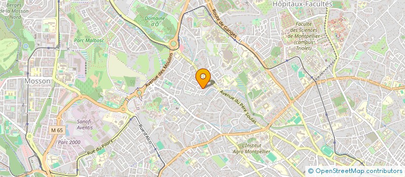 localisation de l'entreprise SCI DES CONTES PROVENCAUX à MONTPELLIER