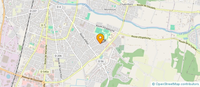 localisation de l'entreprise SCI DES CONTREBANDIERS à MONTELIMAR