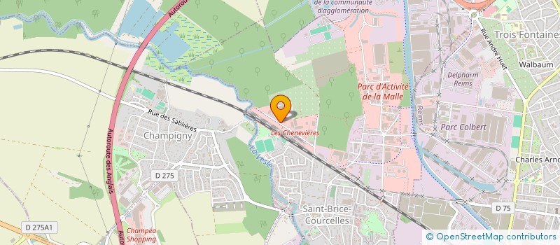 localisation de l'entreprise SCI DES COOPERATEURS MH  SAINT-BRICE-COURCELLES