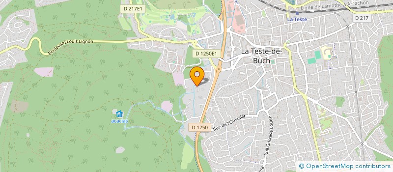 localisation de l'entreprise SCI DES COPAINS à LA TESTE-DE-BUCH