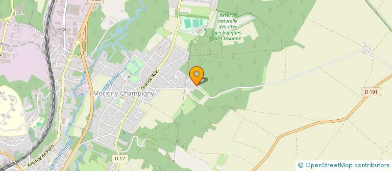 localisation de l'entreprise SCI DES COQ'S AU SOLEIL  MORIGNY-CHAMPIGNY