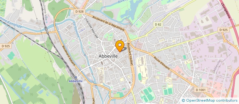 localisation de l'entreprise SCI DES COQUELICOTS  ABBEVILLE