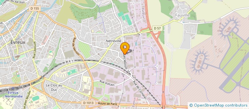 localisation de l'entreprise SCI DES COQUELICOTS  EVREUX