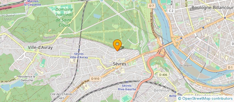localisation de l'entreprise SCI DES COQUELICOTS à SEVRES