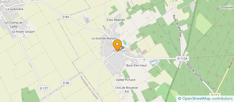 localisation de l'entreprise SCI DES COQUELICOTS  MASLIVES