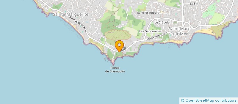 localisation de l'entreprise SCI DES COQUILLAGES  SAINT-NAZAIRE