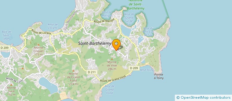 localisation de l'entreprise SCI DES COQUILLES à SAINT BARTHELEMY