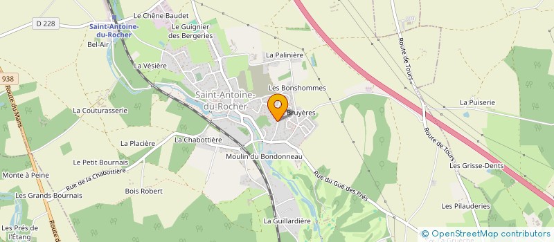 localisation de l'entreprise SCI DES CORBEAUX  SONZAY