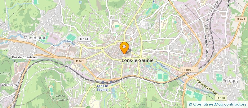 localisation de l'entreprise SCI DES CORDELIERS  LONS-LE-SAUNIER