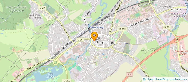 localisation de l'entreprise SCI DES CORDELIERS à SARREBOURG