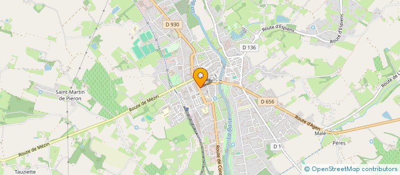 localisation de l'entreprise SCI DES CORDELIERS  NERAC