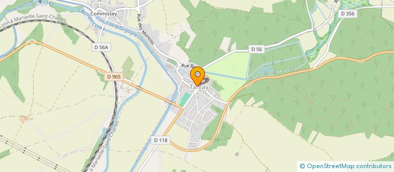 localisation de l'entreprise SCI DES CORDELIERS  TANLAY