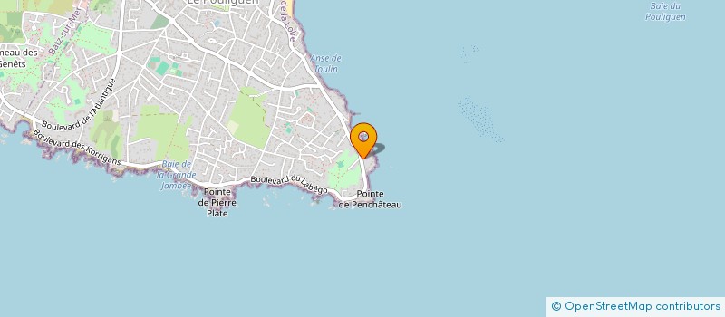 localisation de l'entreprise SCI DES CORDELIERS  LE POULIGUEN