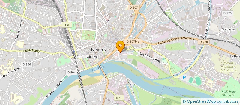 localisation de l'entreprise SCI DES CORDERIES à NEVERS