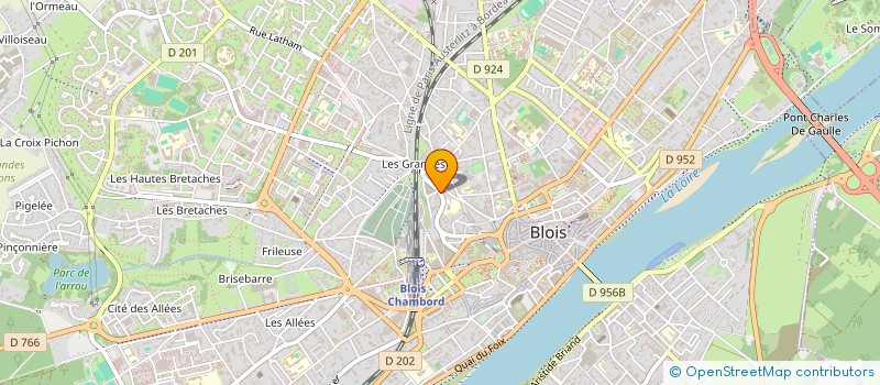 localisation de l'entreprise SCI DES CORDERIES  BLOIS